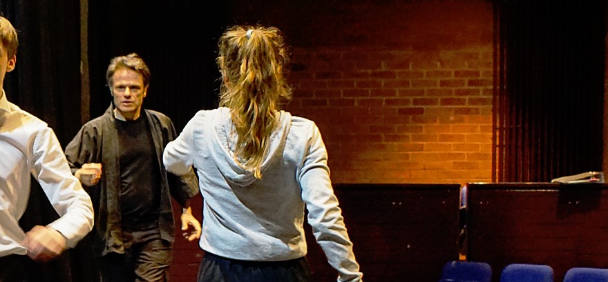 George Dillon leading a Berkoff workshop
